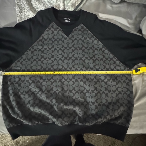 Coach Monogram Black and Gray sweatshirt size 3XL - Picture 5 of 10